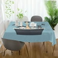 thumbnail image 3 of Yayeee Tablecloths 54" x 54" Rectangle Wrinkle Resistant Party Table Cover, Pirate Animals, 3 of 8