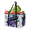 Multicolor 4, variant on Underwater Cat Reusable Grocery Bags, Foldable Reusable Shopping Bags, Sea Fish Collapsible Tote Bag with Reinforced Handles for Kitchen, Picnic