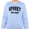 thumbnail image 2 of Collegiate Spooky Season Sweatshirt Unisex 3X-Large Light Blue, 2 of 5