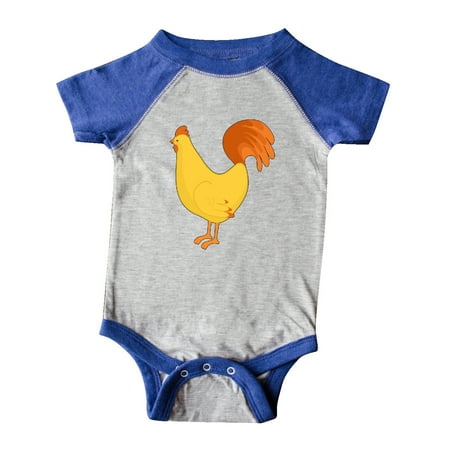 

Inktastic Cute Yellow Chicken Gift Baby Boy or Baby Girl Bodysuit