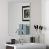 Large 23.6" x 31.5" Rectangular Beveled Wall Mirror by Décor Wonderland