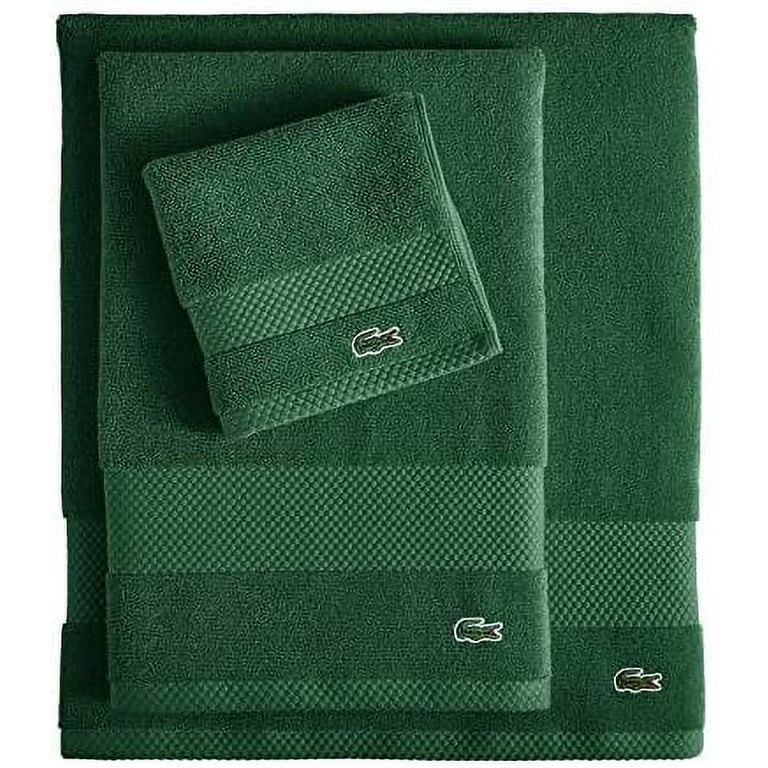 Lacoste Heritage Supima Cotton 6pc Towel Set In Surf Blue