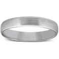 thumbnail image 1 of Beveled & Brushed Wedding Band 14K White Gold, 1 of 2