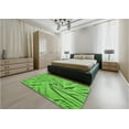 thumbnail image 4 of Ahgly Company Indoor Square Patterned Emerald Green Area Rugs, 6' Square, 4 of 6