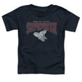 thumbnail image 2 of Superman Super College Kids T Shirt (3) for Toddler Boys and Girls, Navy, 2 of 4