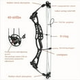 thumbnail image 4 of 1pc 40-60lbs Composite Bow Outdoor Hunting Archery Special Compound Bow Alloy Composite Bow Compound Bow Set Bow & Arrow Accessories, 4 of 9