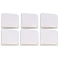 thumbnail image 1 of Clips 6 Unids/set Clips Para Cortina De Ducha, Autoadhesivos, Blancos, 4,5x5cm, Para El Hogar, Dormitorio, Sala De Estar, Cocina, 1 of 7