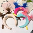 thumbnail image 1 of Diadema creativa personalizada para lavarse la cara, banda para el cabello con mascarilla femenina, diadema divertida, horquilla para el cabello, elementos de moda, 1 of 5