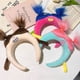 thumbnail image 1 of Diadema creativa personalizada para lavarse la cara, banda para el cabello con mascarilla femenina, diadema divertida, horquilla para el cabello, elementos de moda, 1 of 5