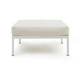thumbnail image 2 of Pemberly Row Pouf d'Extérieur Moderne / Contemporain Crème Fait à la Main, 2 of 6