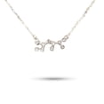 thumbnail image 1 of Ins Constellations Theme Friendship Necklace Rhinestone Comfortable Delicate with Display Card Pendant for Lover Festival Gifts Sagittarius Silver, 1 of 6