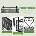thumbnail image 6 of Pixnor Balcony Hanging Guardrail Flower Stand Railing Flower Pot Planting Shelf, 6 of 9