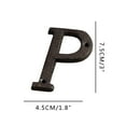 thumbnail image 2 of Tainini Clearance! Alloy Wrought Iron Number Letter DIY House Letter, 2 of 2
