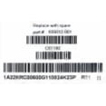 thumbnail image 4 of HP Mini 210 Silver Palmrest with TouchPad Assembly 635012-001, 4 of 4
