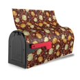 thumbnail image 3 of Yiaed Pumpkin Leaf Daisy Print Mailbox Covers, Magnetic Mailbox Cover, Mail Box Covers for Garden Outdoor Decor Box Covers-21x18 in, 3 of 8