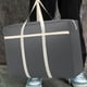 thumbnail image 2 of Yhmxh Organizadores y almacenamiento Bolsa de almacenamiento de viaje, bolsa de mudanza, bolsa de edredón no tejida de gran capacidad, bolsa de lona portátil, práctica Almacenamiento de ducha, 2 of 5