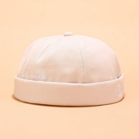 

BVnarty Hats Clearance Spring/Summer Peel Retro Brimless Hat Men s Street Melon