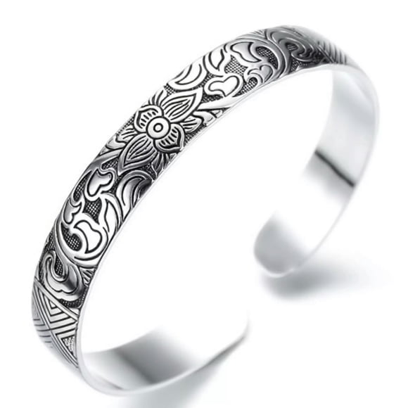 HOOUN Women's bracelet bracelet men's 925 silver vintage women's cuffs
