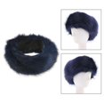 thumbnail image 5 of Womens Winter Furry Earwarmer Earmuffs - Cold Weather Ear Covering Russian - Navy, 5 of 5