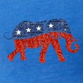thumbnail image 3 of CafePress - Glitter Republican Elephant T Shirt - Womens Football Shirt, 3 of 4