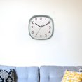 thumbnail image 6 of Wall Clock Digital Lightweight Hanging Design Non Ticking Creative Large Square Multifunction Art for Dining Room Green, 6 of 8