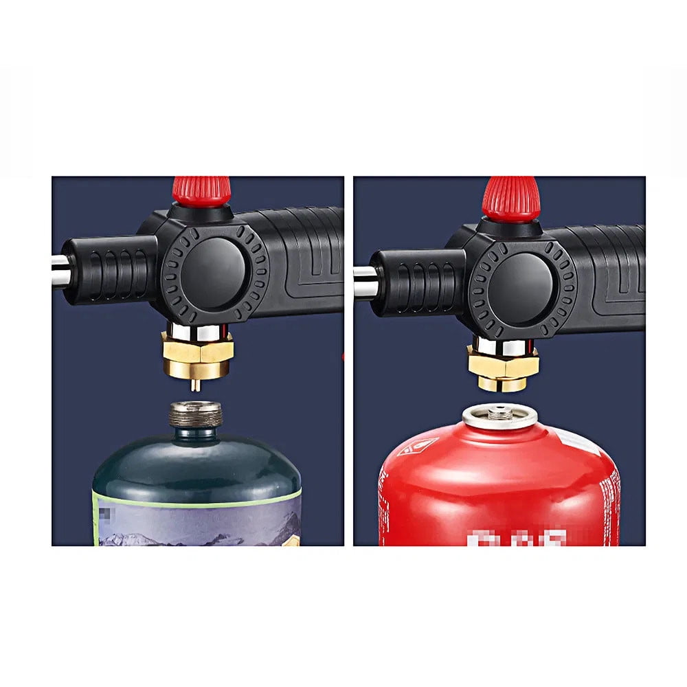 C Camping Canister Interface Handheld Flamethrower For Kitchen Outdoor Baking And Barbecue Multi Functional Lighter