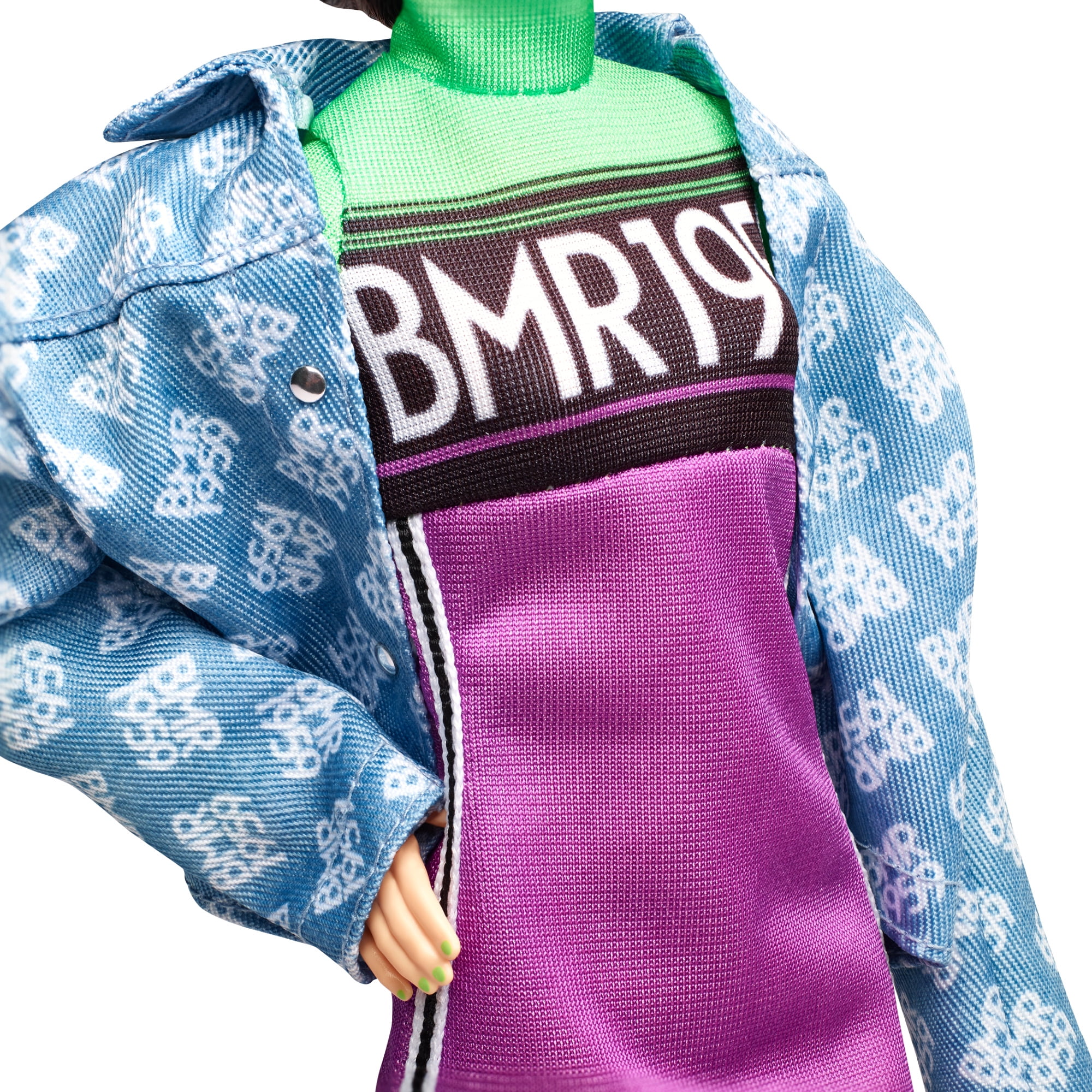 Barbie Asia BMR1959 – Veste Denim Oversized Motocross Neon – Mattel GHT95