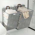 thumbnail image 3 of Cesta de ropa Bewildely para colgar en la pared multifuncional Gris 45*35*10cm, 3 of 6
