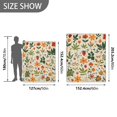 thumbnail image 6 of Yayeee Throw Blanket for Couch Soft Warm 50" x 60" Sofa Chair Bed Decoration, Leaves Pattern, 6 of 7