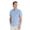 Fountain Blue, variant on Men's Short Sleeve Buttondown Shirt