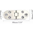 thumbnail image 2 of LinenLoon 6 Pcs Charnière de Rabat en Alliage de Zinc Table Pliante, Charnière de Comptoir de Machine à Coudre (Argent), 2 of 5