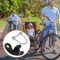 thumbnail image 4 of Acoplador de remolque de bicicleta, adaptador de ciclismo con barra de remolque (cabezal de tracción -90 grados), 4 of 9