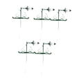 thumbnail image 2 of 5 Lámparas de Pared Miniatura, Apliques de Pared, Escala 1:87, Realistas y Compactos Verde, 2 of 8