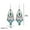 Green, variant on Jewelry VerPetridure Creative Bohemian Vintage Carved Water Drop Tassel Earrings