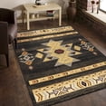 thumbnail image 3 of 4004 Black 2 ft. 7 in. x 7 ft. 3 in. Southwest Area Rug, 3 of 5