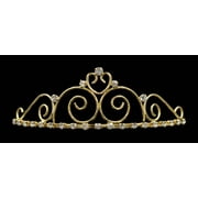 #14698G - Royalty Affair Wire Tiara - Gold Plated