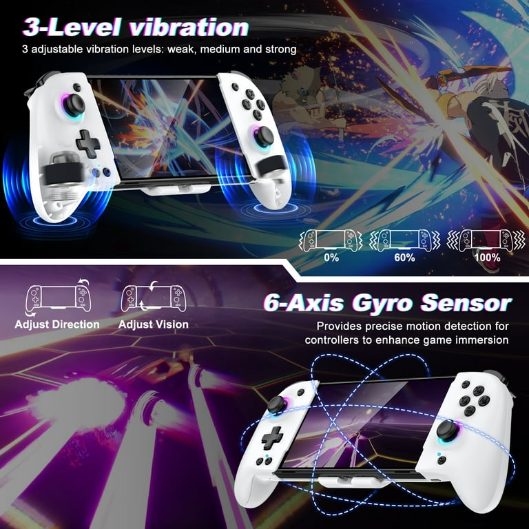 Switch Pro Controller, Handheld Switch Controller with Turbo