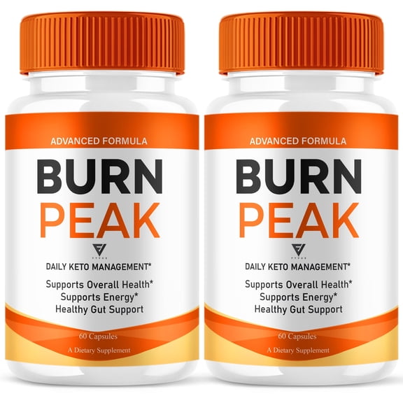 (2 Pack) Burn Peak Advanced Capsules, BurnPeak Maximum Support (120 Capsules)