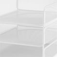 thumbnail image 6 of Safco Onyx 3 Tray Steel Metal Desk Organizer in White, 6 of 20