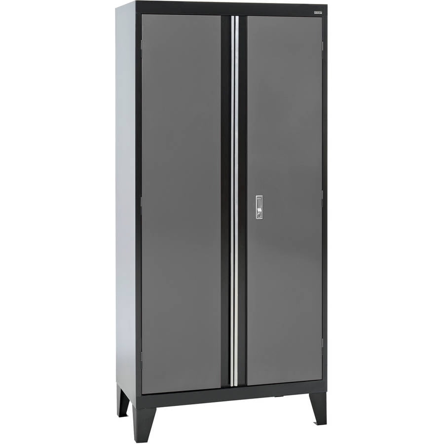 36 W X 18 D X 79 H Modular Storage System 2 Door Storage Cabinet Walmart Com Walmart Com