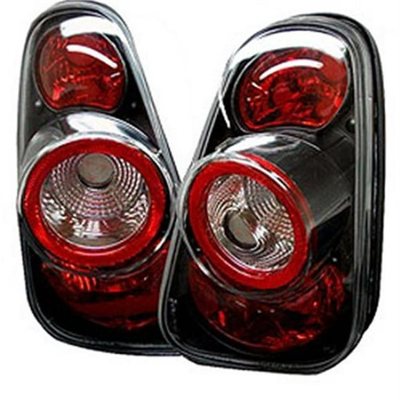 Spyder Auto 5006240 Black Euro Style Tail Lights for 2005-2008 Mini Cooper 02-06-Cooper Convertibles