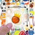 thumbnail image 6 of 35pcs-50pcs Sports Stickers Kids Stickers Sports Pack DIY Stickers for Luggage Laptop Guitar, 6 of 9