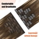 thumbnail image 5 of Extensiones de cabello UGOTRAYS Balayage, cabello humano real, 20 pulgadas, 70 g, 5 of 6