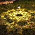 thumbnail image 5 of Luces de pared LED solares con ondas de agua para exteriores, control de luz, impermeables, para jardín, casa de campo, decoración de patio, farola de césped, 1 unidad, color negro, 5 of 5
