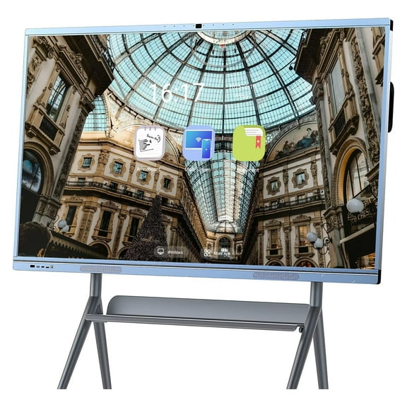 JYXOIHUB 65 inch Smart Boards Screen Mirroring Reverse Control IR Touch Rotatable 4K Monitor Wireless 5G/WiFi Connectivity for Digital Signage, Classrooms & Conferences