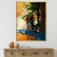 thumbnail image 2 of Designart 'Ancient Bicycle and Old Hat On Summer Day' Vintage Framed Canvas Wall Art Print, 2 of 5