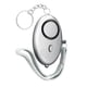 thumbnail image 4 of 1 llavero de alarma personal de sonido seguro con luz LED 130DB emergencia mujeres Plata jinwen alarma personal con luz, 4 of 8