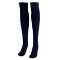 thumbnail image 5 of dianhelloya 1 Pair Sports Socks Solid Color Anti-slide Spandex Anti-slide Knee Socks for Sports, 5 of 8