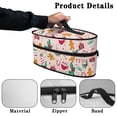 thumbnail image 5 of HELLHERO Iron Organizer Travel Iron Storage Holder Bag Protective Travel Steamer Bag Protective Iron Accessories Candy Canes, Bag Only, 5 of 6