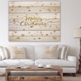 thumbnail image 4 of Design Art - Merry Christmas Handwritten Wish on white and gold, 4 of 5